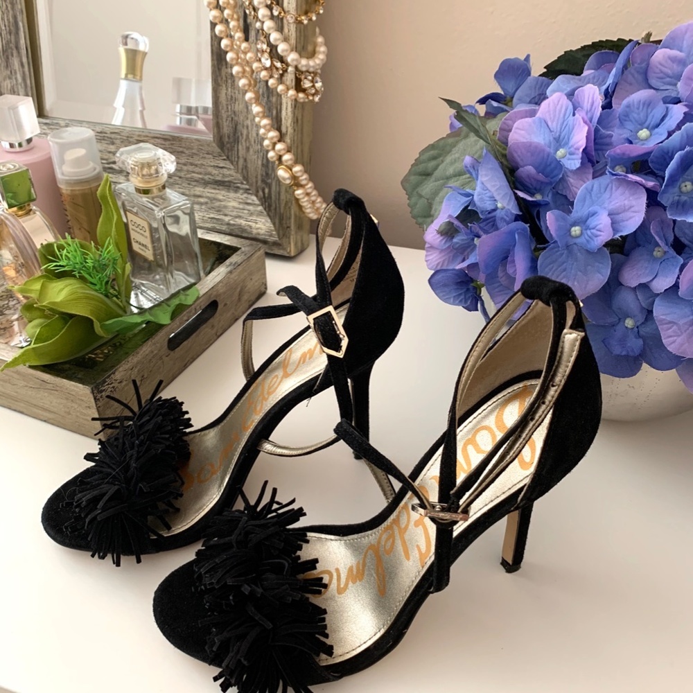 Sam Edelman Black Heels Size EU 36 - Picture 2 of 4